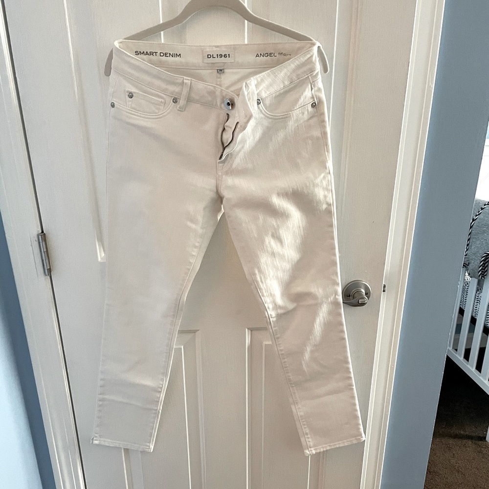 DL jeans white